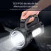 LED P50 de la linterna de mano recargable Yesido TC12 con brillo regulable de 1% a 100%