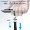 Agarre en forma de T de la balanza digital para maletas Yesido MG41 para pesar en vertical