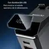 Pantalla LED de voltaje del cargador para carro con cable retráctil Yesido Y71