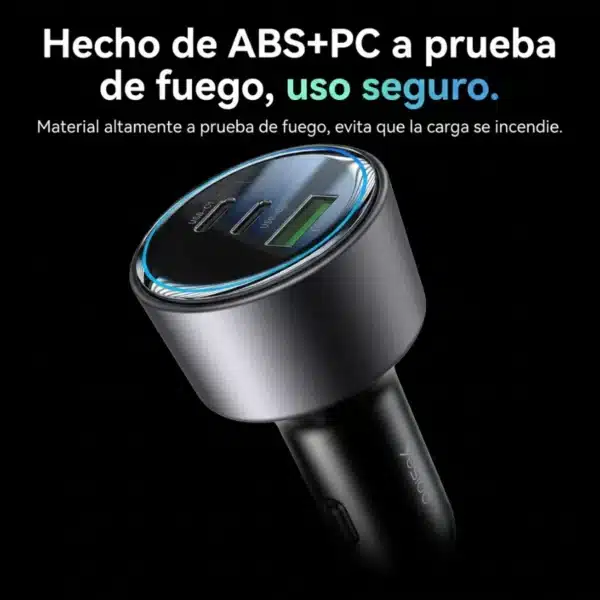 Carcasa de ABS y PC antiflama del cargador para carro para laptop Yesido Y59