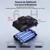 Batería de 5400mAh con indicador de carga y luz roja de seguridad de la linterna de cabeza Yesido TC13