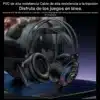 Audífonos gamer con micrófono Yesido EK06 con cable resistente de 1,8 metros en soporte