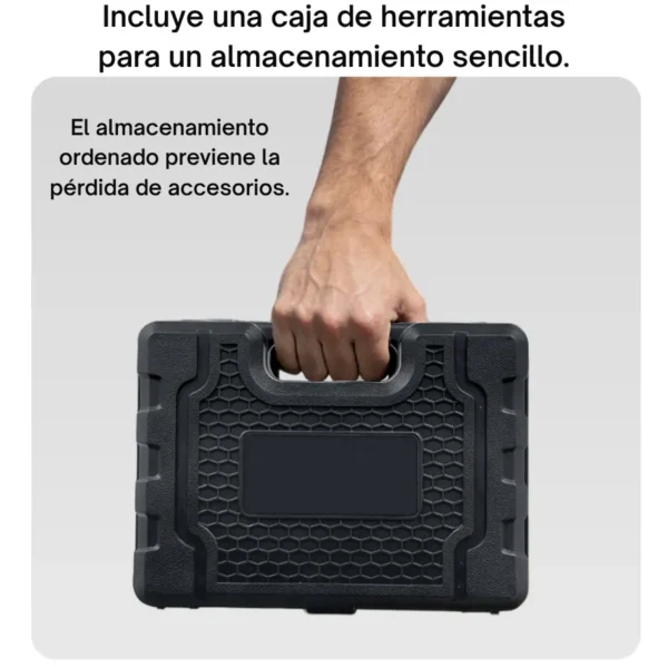 Taladro inalámbrico Yesido EC36 maletín Maletín para guardar el taladro inalámbrico recargable Yesido EC36 y sus accesorios
