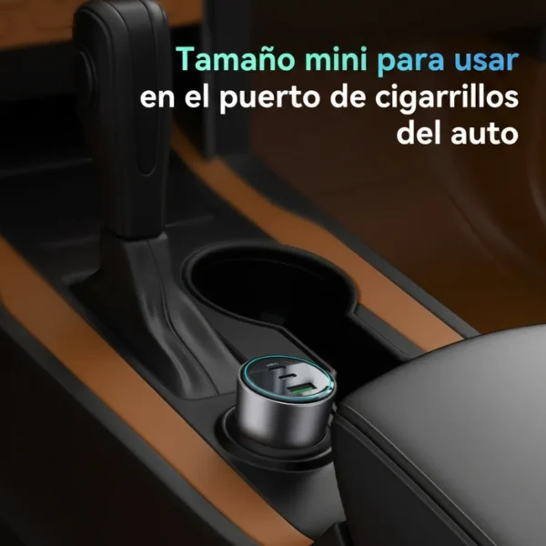 Tamaño compacto del cargador para carro para laptop Yesido Y59 conectado al encendedor