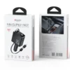 Empaque del cargador para carro con cable retráctil Yesido Y71 de 125W