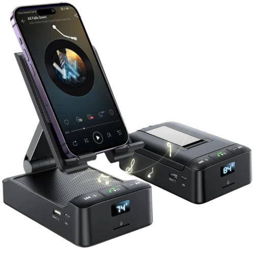 Soporte para celular con parlante Bluetooth Joyroom 3 en 1 con teléfono y pantalla de batería