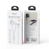 Empaque original del cable para iPhone y Apple Watch Yesido DS35 2 en 1, frente y reverso
