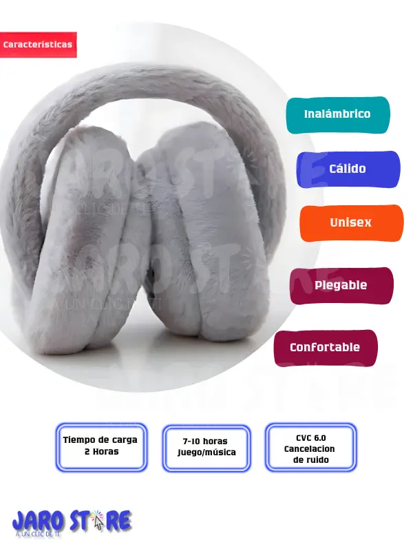 Audífonos de peluche