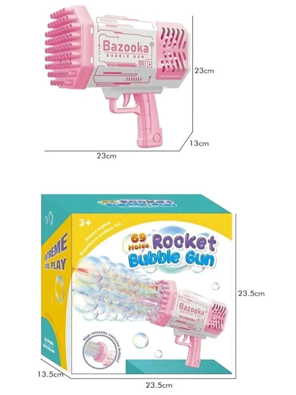 Pistola de burbujas
