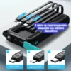 Power Bank 10000mAh Joyroom Outdoor con 3 cables incorporados