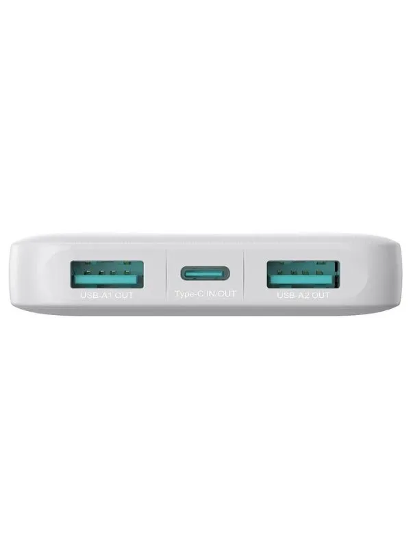 Power Bank Joyroom 10000mAh Carga Rápida | Compacto, 3 Salidas USB, Tipo C