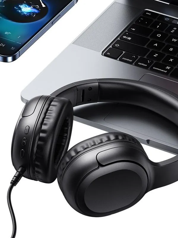 Audífonos Diadema Bluetooth Inalámbricos Usams con 40 Horas de Reproducción y Sonido Hi-Fi