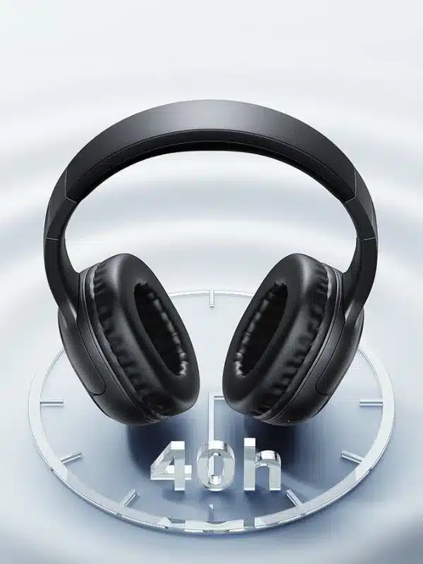 Audifonos diadema YG23 Usams mostrando hasta 40 horas de bateria