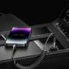 Cable lightning acordeon joyroom SA38-CL3 en un auto