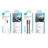 Cable de Carga Rápida Tipo C a C 100W PD con Conector en L – USAMS 1.2m / 2m