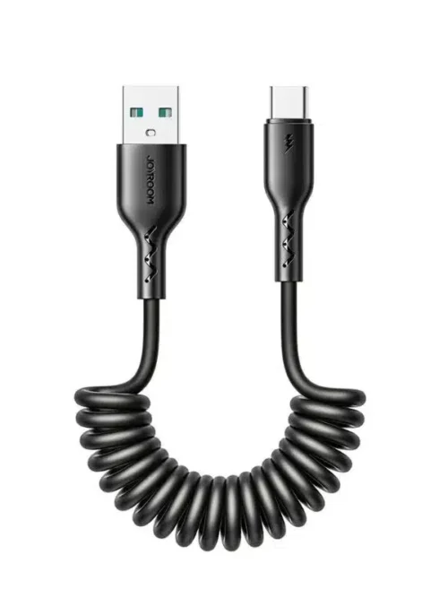 Cable Extensible USB A a Tipo C Joyroom | Retráctil, 1.5M, Alta Durabilidad, Ignífugo V1