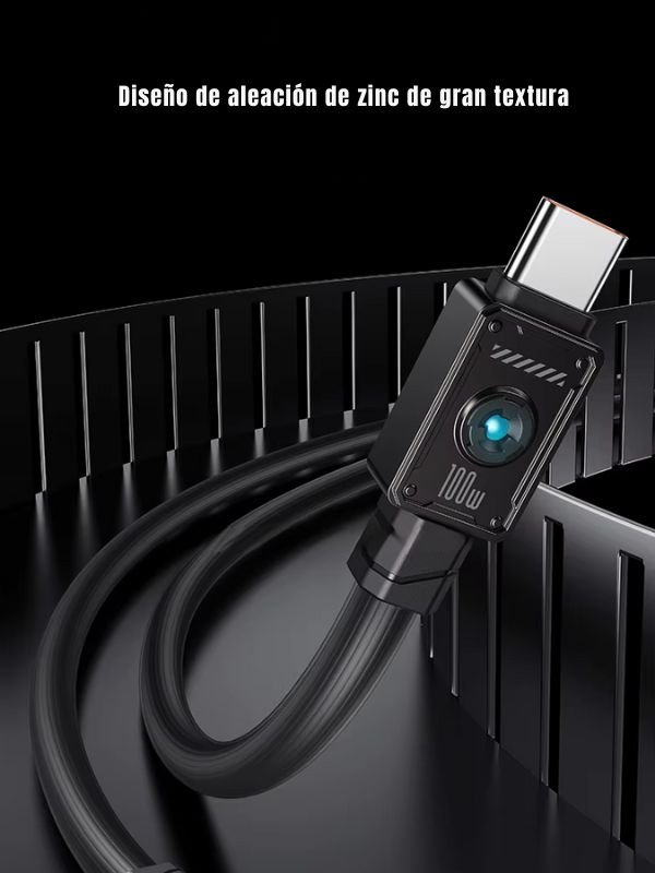 🔌 Cable de Carga Rápida Tipo C a C 100W Usams 1.2m – Transferencia de Datos 480Mbps, Resistente y Seguro