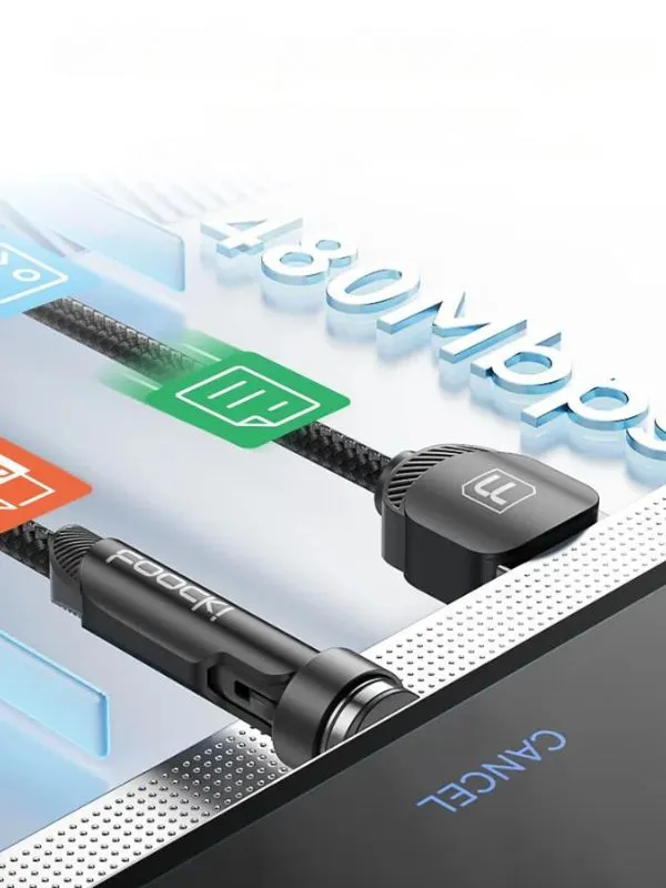 Cable Magnético 3 en 1 Toocki Carga Rápida 3A | Tipo C - Lightning - Micro USB
