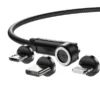 Cable Magnético 3 en 1 Toocki Carga Rápida 3A | Tipo C - Lightning - Micro USB