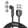 Cable Magnético 3 en 1 Toocki Carga Rápida 3A | Tipo C - Lightning - Micro USB