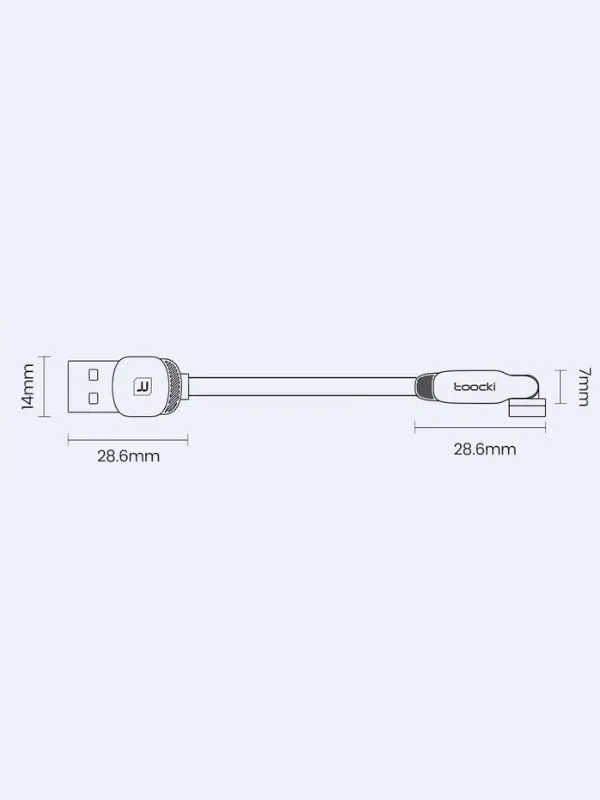 Cable Magnético 3 en 1 Toocki Carga Rápida 3A | Tipo C - Lightning - Micro USB
