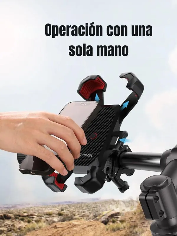 Soporte Celular para Moto y Bicicleta Joyroom | Rotación 360° y Fijación Segura