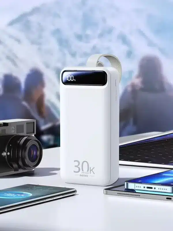 Power bank carga rapida 20W de 30000 mAh