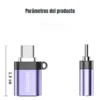 Adaptador OTG Lightning a USB Tipo C Toocki | Carga, Datos y OTG | USB 3.0 Alta Velocidad 5Gbps