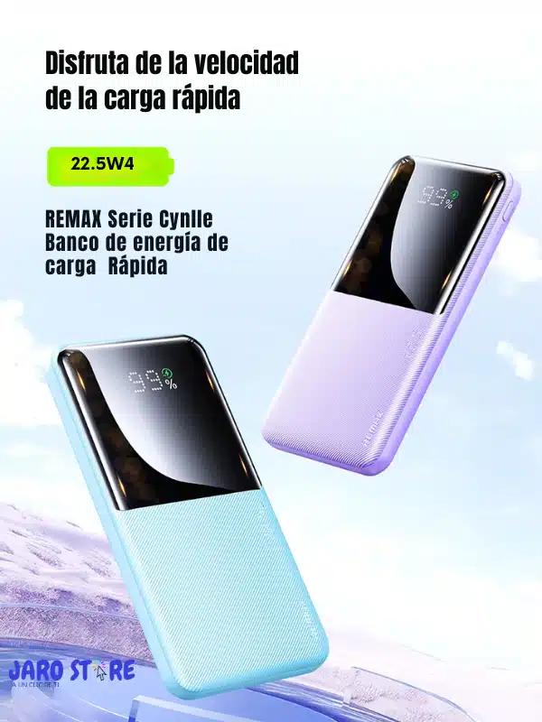 Power bank 10000mah RPP-622 velocidad de carga-elementor-io-optimized Power bank 10000mAh Remax RPP-622 con velocidad de carga rápida 22.5W