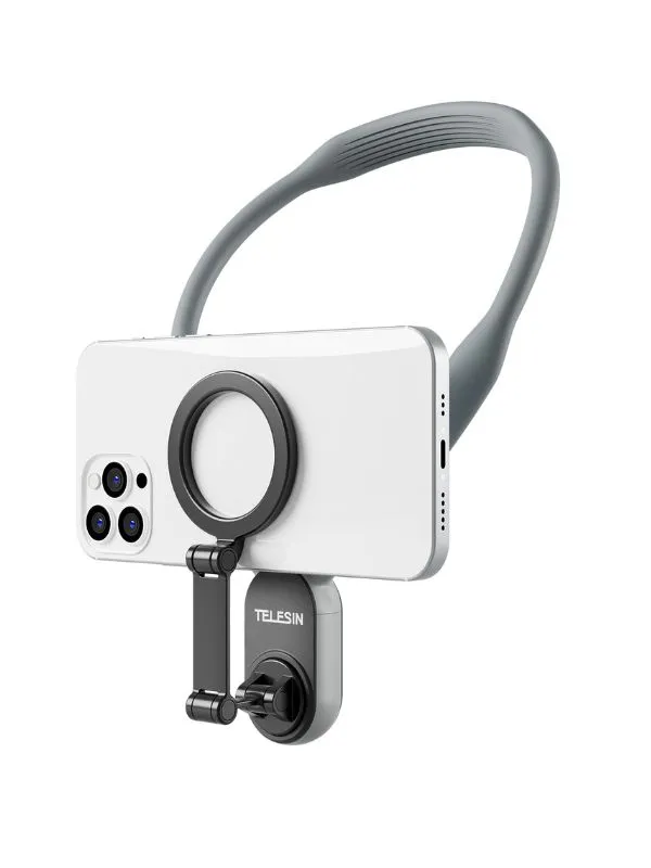 Soporte Magnético para cuello POV Celular Telesin | Grabación Manos Libres para Cuello con MagSafe Ajustable