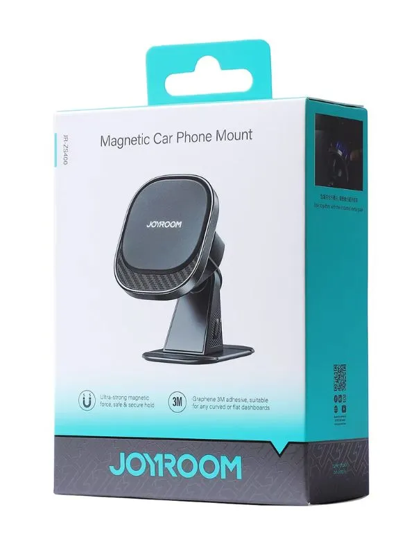 Soporte_magnetico_auto (2) Soporte para celular Joyroom con adhesivo 3M de grafeno resistente al calor para vehículos