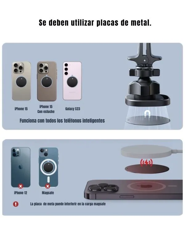 Soporte Magnético para Celular Joyroom para Auto con Fijación en Rejilla de Aire