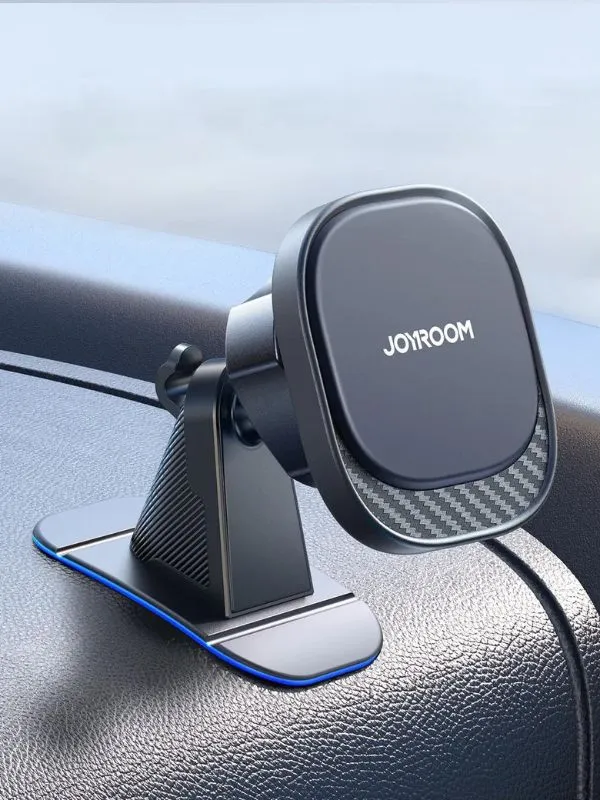 Soporte_magnetico_auto_4 Detalle de los 6 imanes de neodimio N52 del soporte Joyroom para máxima sujeción de celular