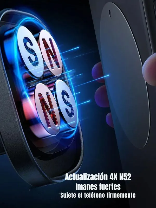 Soporte Magnético para Celular Joyroom para Auto con Fijación en Rejilla de Aire