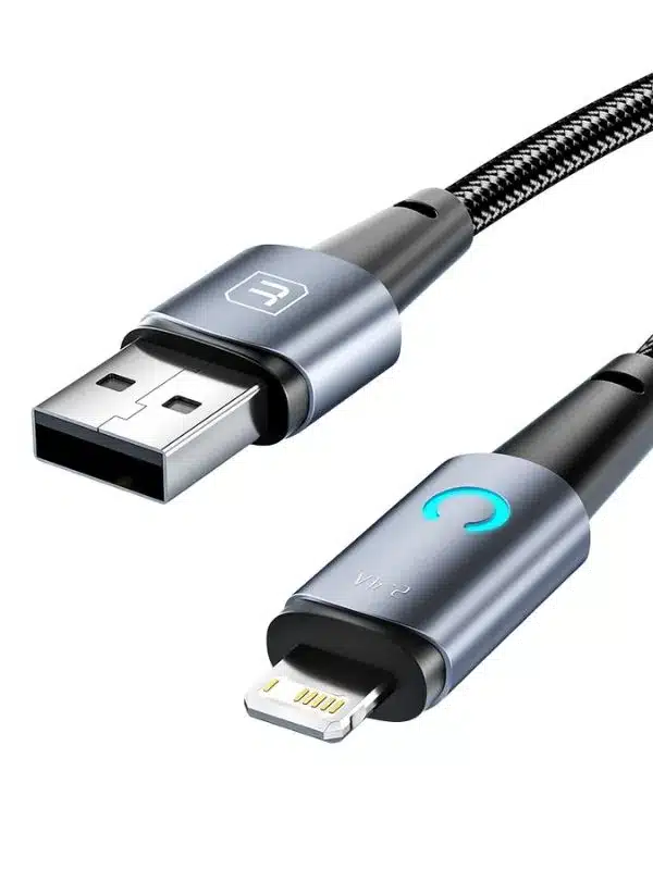 ⚡ Cable Toocki USB-A a Lightning – 2.4A de Carga Rápida con Indicador LED