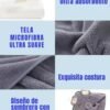 Toalla de Microfibra para Bebé – Ultra Absorbente con Diseño de Animalitos 4 colores