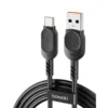 Cable Toocki USB-A a Type-C 7A color negro, vista principal