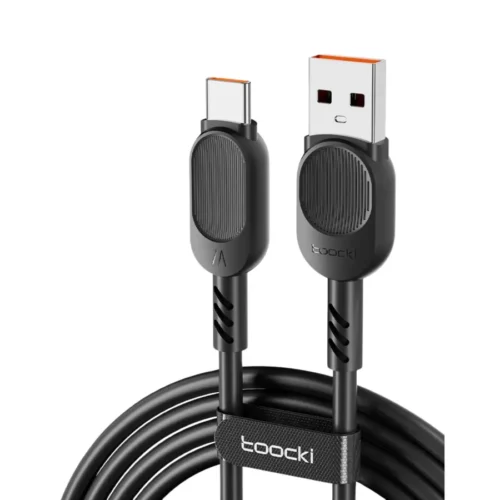 ac-01-principal-negro-1.webp Cable Toocki USB-A a Type-C 7A color negro, vista principal