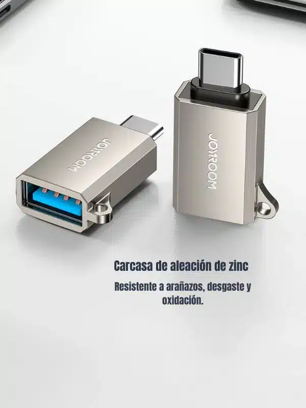 adaptador OTG de USB a Tipo C Joyroom S-H151 aleacion zinc