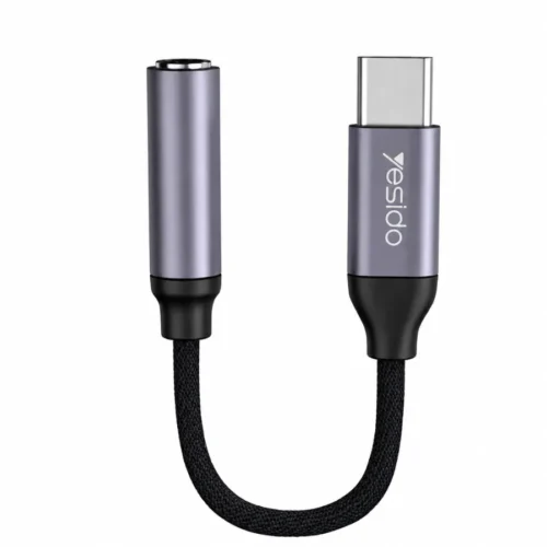 Adaptador tipo C a 3.5 mm para audífonos Yesido YAU19 vista principal