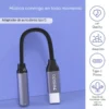 Adaptador de audífonos tipo C Yesido YAU19 con sonido HiFi y micrófono