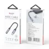Empaque del adaptador tipo C a 3.5 mm para audífonos Yesido YAU19