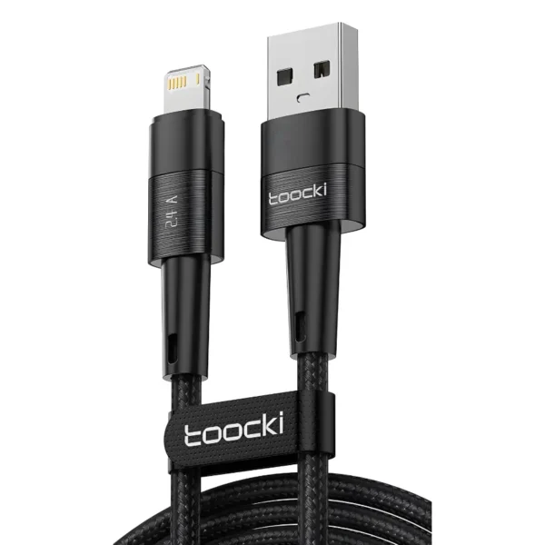 al-03-negro-1.webp Cable Toocki USB-A a Lightning 2.4A color negro