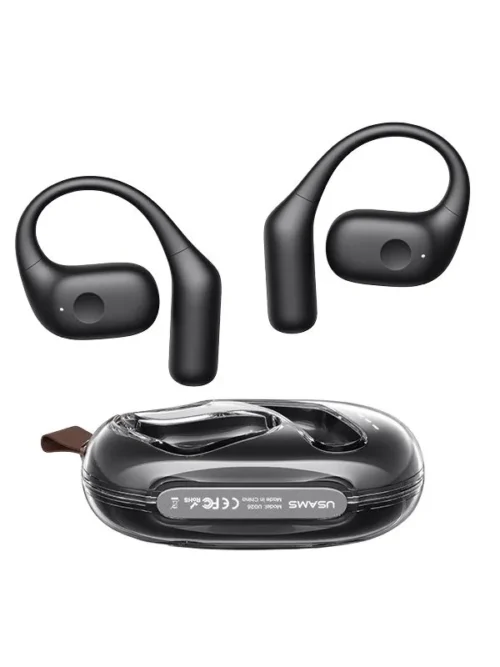 Audífonos Bluetooth Deportivos Usams | Conducción Ósea, Gancho para Correr, Sonido 3D, IPX4