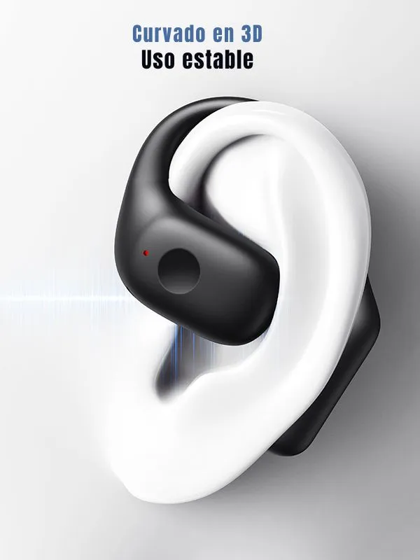 Audífonos Bluetooth Deportivos Usams | Conducción Ósea, Gancho para Correr, Sonido 3D, IPX4