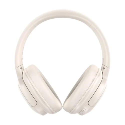Audífonos de diadema plegables Usams YH21 beige Audífonos de diadema plegables Bluetooth Usams YH21 color beige con almohadillas de cuero