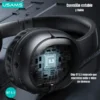 Audífonos de diadema Usams YG23 con Bluetooth 5.3 Audífonos de diadema Bluetooth 5.3 Usams YG23 con conexión estable y fluida