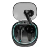 Audífonos gamer Bluetooth Usams XJ13 negros en su estuche translúcido con luz gamer