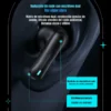 Micrófono dual con cancelación de ruido ENC de los audífonos gamer Bluetooth Usams XJ13