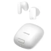 Audífonos inalámbricos Bluetooth Usams ID25 semi in-ear color blanco con estuche de carga